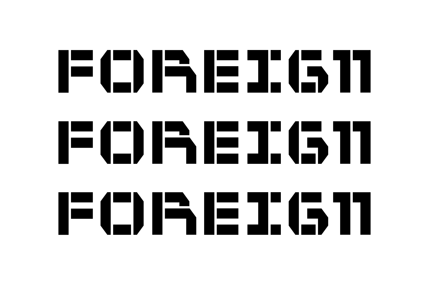 Typefaces