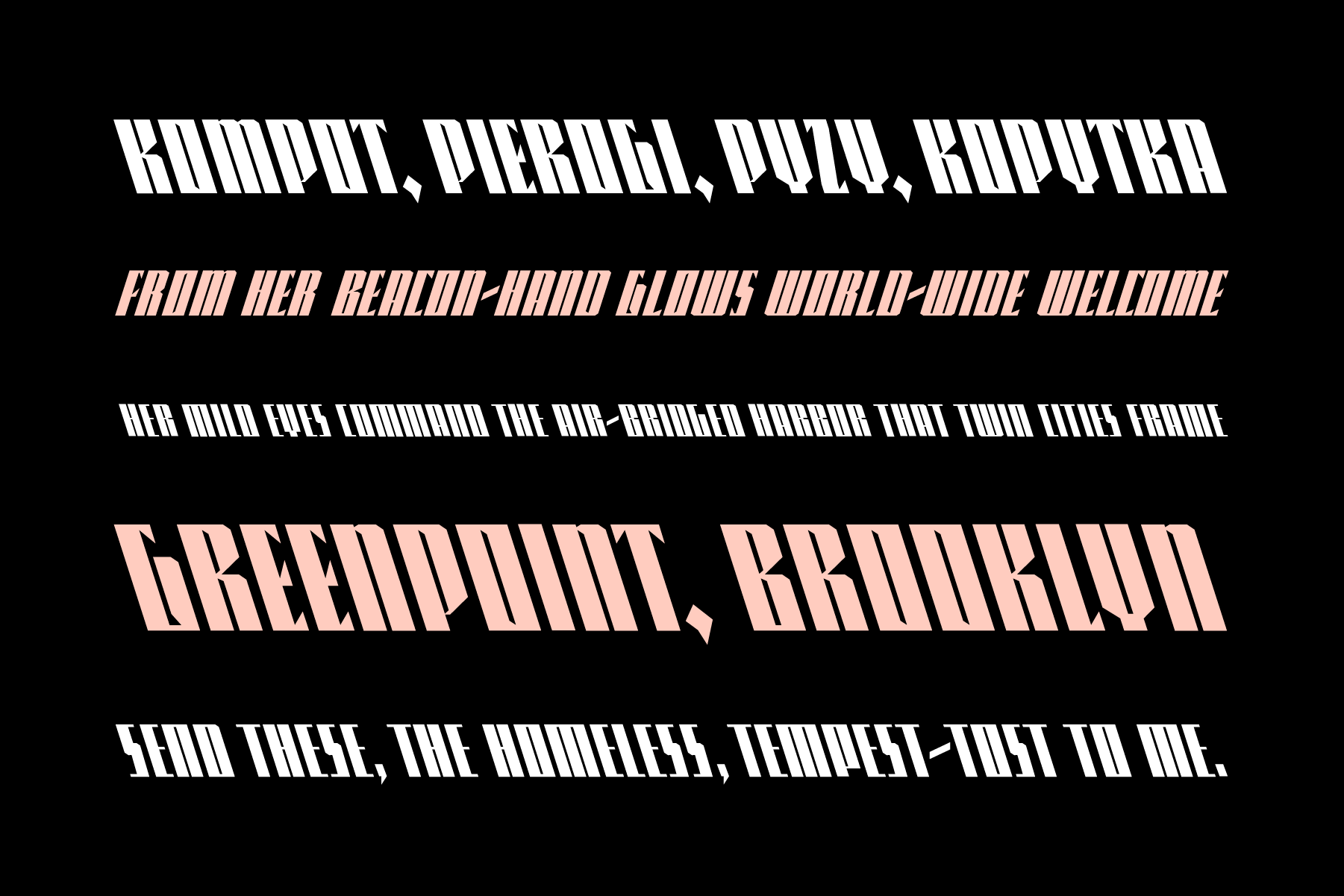 Typefaces